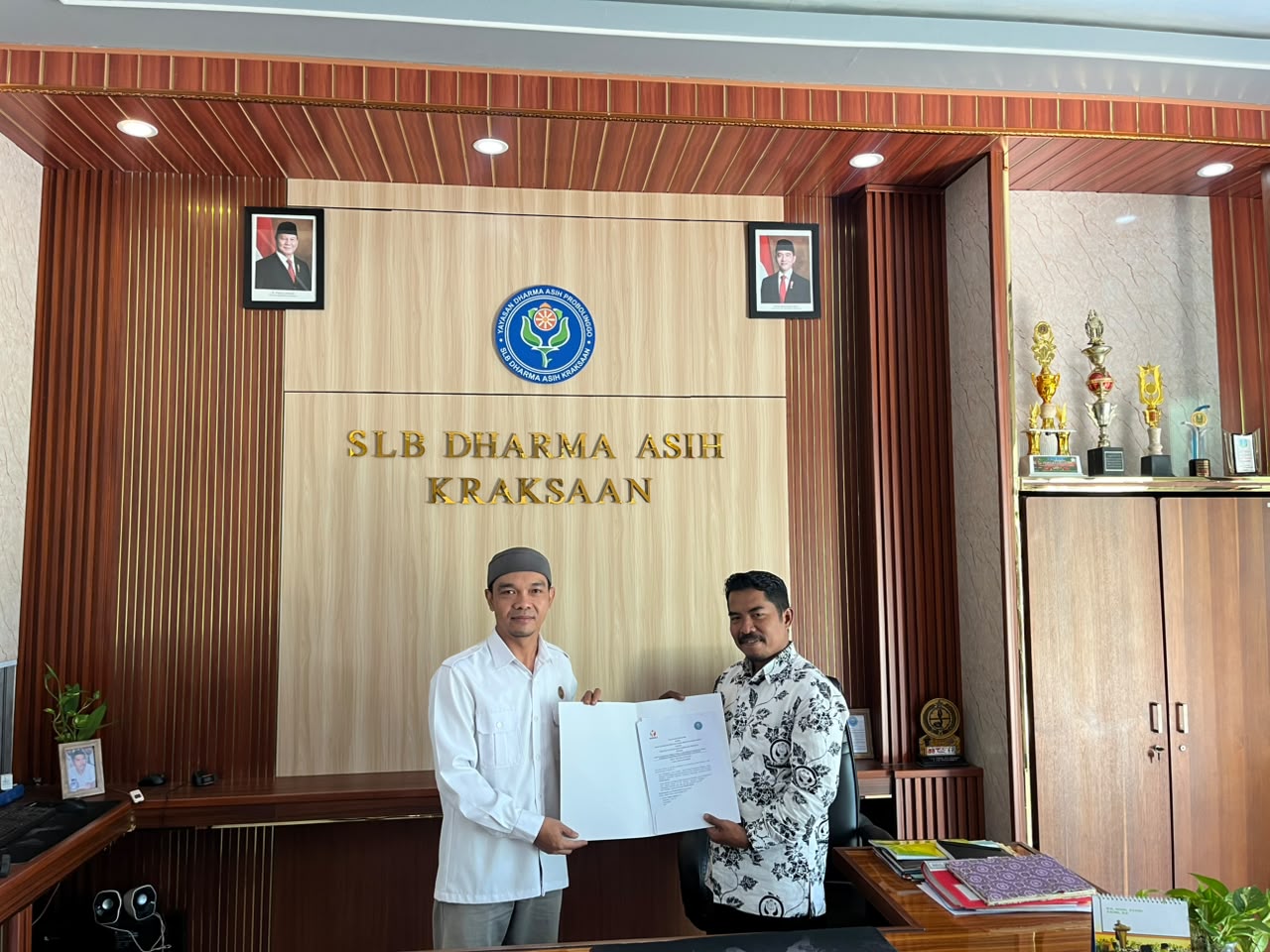 Perjanjian kerjasama Bawaslu dan SLB Dharma Asih