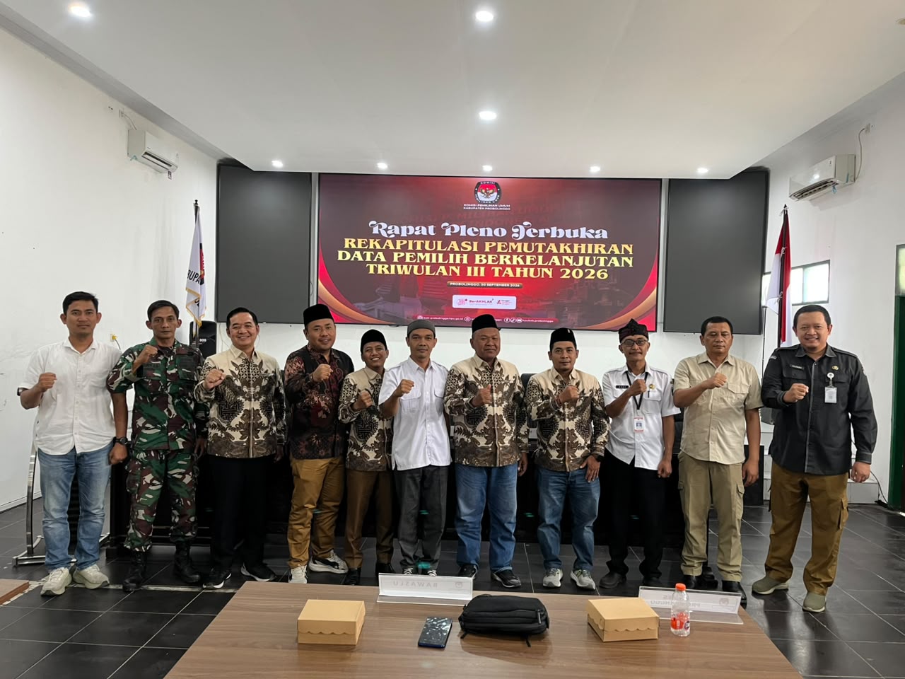 Bawaslu Kabupaten Probolinggo Kawal Ketat Pleno Terbuka PDPB Triwulan III 2026 demi Jamin Akurasi Hak Pilih