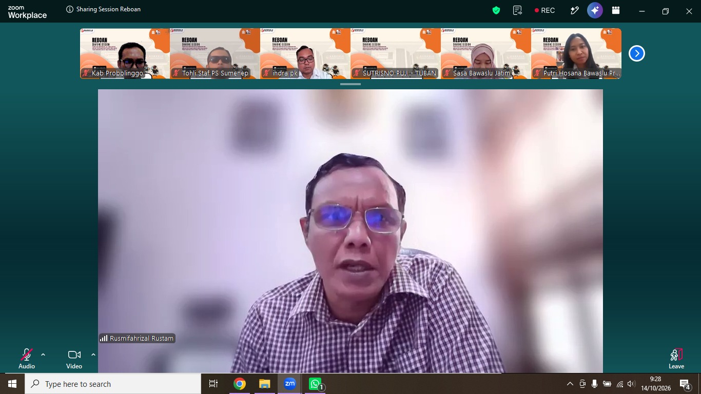 Matangkan Kesiapan Penyelesaian Sengketa Proses, Bawaslu Jatim Gelar Reboan Session Vol 2