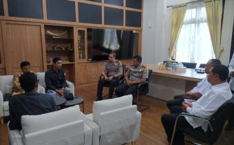 Audiensi Bawaslu Kabupaten Probolinggo ke Polres Probolinggo