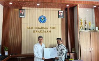 Perjanjian kerjasama Bawaslu dan SLB Dharma Asih