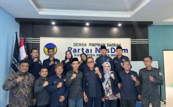Bawaslu Kabupaten Probolinggo dan DPD Partai NasDem Perkuat Sinergitas Kawal Pemilu Berintegritas